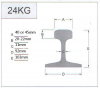 Крепежная пластина для рельса Messer 24 кг - st-e.info - Клинцы