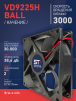 Вентилятор  VD 9225H Ball (качения) 12V, 3000 об.мин, 0,3А - st-e.info - Клинцы