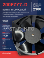 Вентилятор  200FZY7-D  - st-e.info - Клинцы