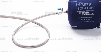 Односторонняя заглушка с трубкой и клапаном ISO 8" (203 mm)  - st-e.info - Клинцы