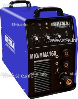 Сварочный полуавтомат инверторный одноблочный Brima MIG/MMA-160 - st-e.info - Клинцы